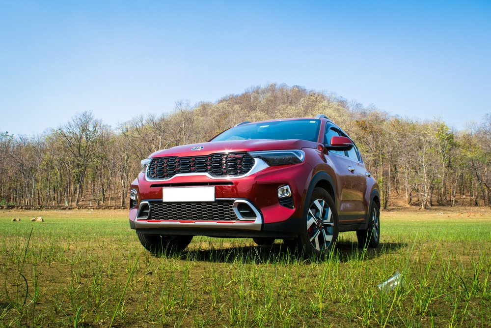 The Kia Sonet tackles a small amount of off-road terrain with ease
