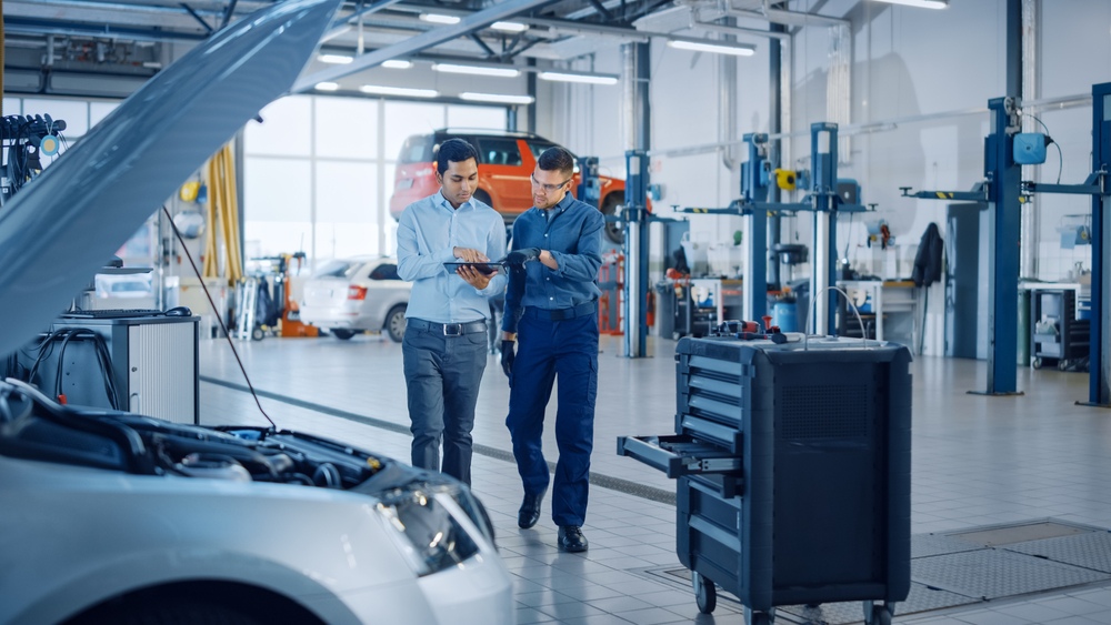 Auto repair shop process for your accident-damaged car