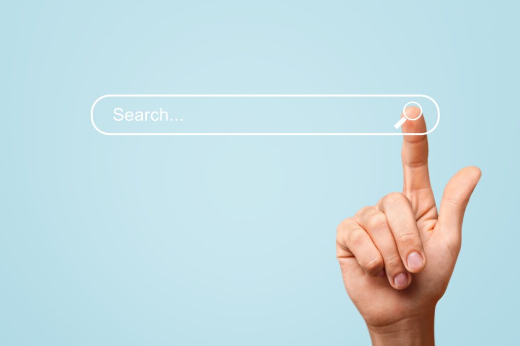 Searching information concept sharing programmatic SEO content results